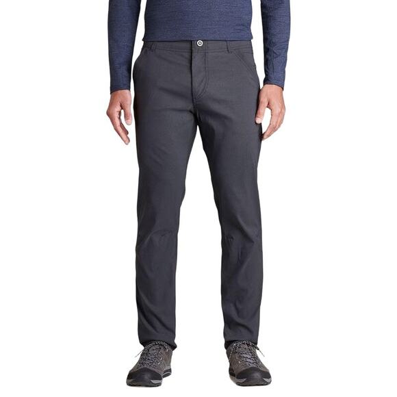 Kuhl Renegade Afire Chino Pants Straight UPF 50+ Hiking Outdoor Koal Black 36x32